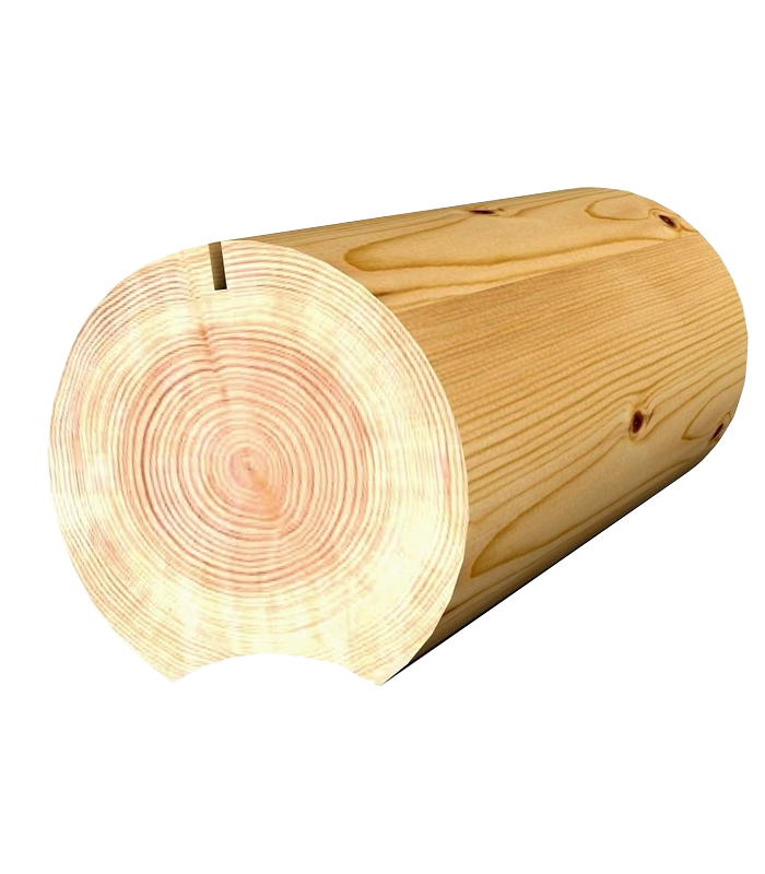 Оцилиндрованное бревно 200 мм (сосна, ель, естественной влажности)